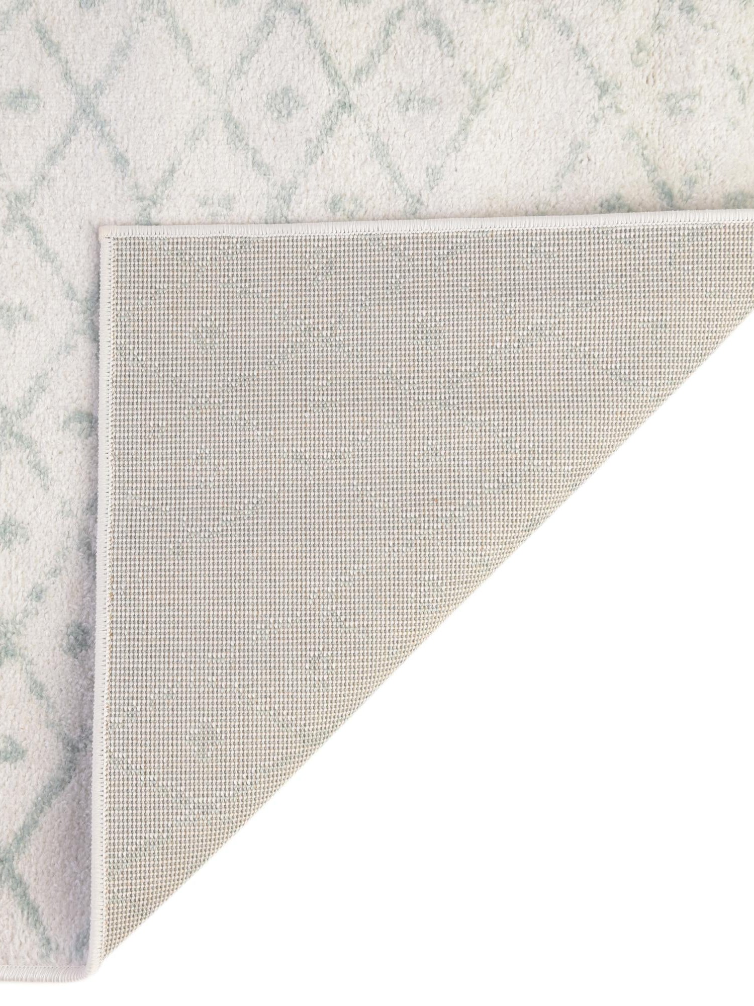 Ivory Aqua 5' 3 x 5' 3 Paxon Trellis Octagon Area Rug Geometric Durable Stain Resistant Easy Clean Carpet for Modern Interior Home Decor for Sale at Rug Engine