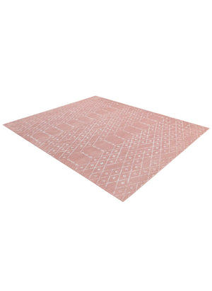 Rose Pink 10' x 14' Paxon Trellis Rectangle Area Rug Geometric Durable Stain Resistant Easy Clean Carpet for Modern Interior Home Decor for Sale at Rug Engine