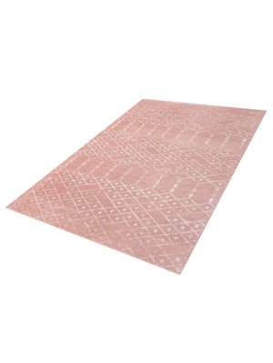 Rose Pink 7' x 10' Paxon Trellis Rectangle Area Rug Geometric Durable Stain Resistant Easy Clean Carpet for Modern Interior Home Decor for Sale at Rug Engine