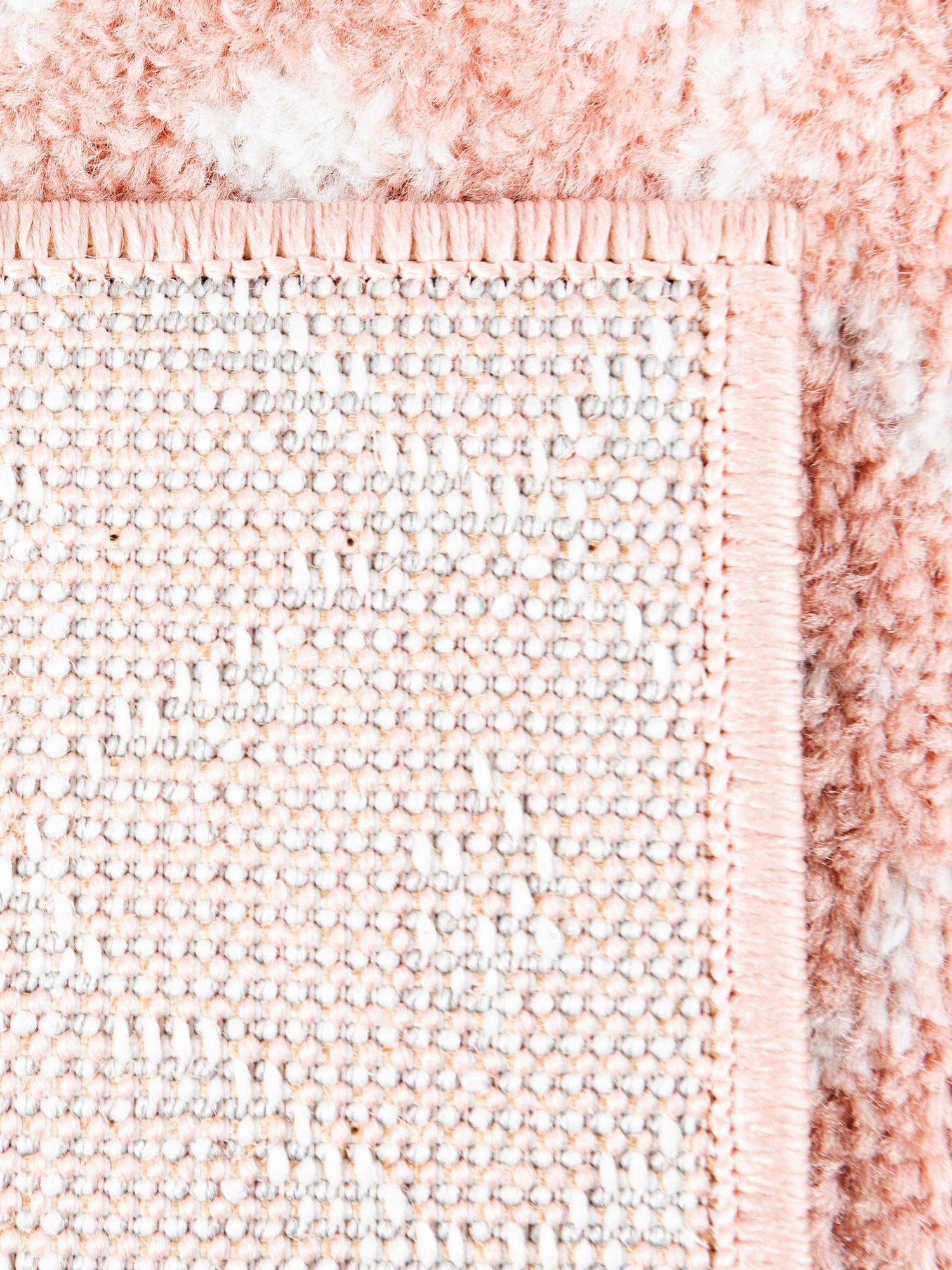 Rose Pink 5' 3 x 5' 3 Paxon Trellis Octagon Area Rug Geometric Durable Stain Resistant Easy Clean Carpet for Modern Interior Home Decor for Sale at Rug Engine