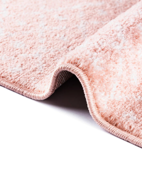 Rose Pink 5' 3 x 5' 3 Paxon Trellis Octagon Area Rug Geometric Durable Stain Resistant Easy Clean Carpet for Modern Interior Home Decor for Sale at Rug Engine