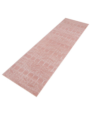 Rose Pink 2' 11 x 16' Paxon Trellis Runner Area Rug Geometric Durable Stain Resistant Easy Clean Carpet for Modern Interior Home Decor for Sale at Rug Engine