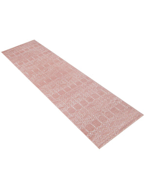 Rose Pink 2' 11 x 16' Paxon Trellis Runner Area Rug Geometric Durable Stain Resistant Easy Clean Carpet for Modern Interior Home Decor for Sale at Rug Engine