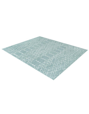 Aqua 7' x 10' Paxon Trellis Rectangle Area Rug Geometric Durable Stain Resistant Easy Clean Carpet for Modern Interior Home Decor for Sale at Rug Engine