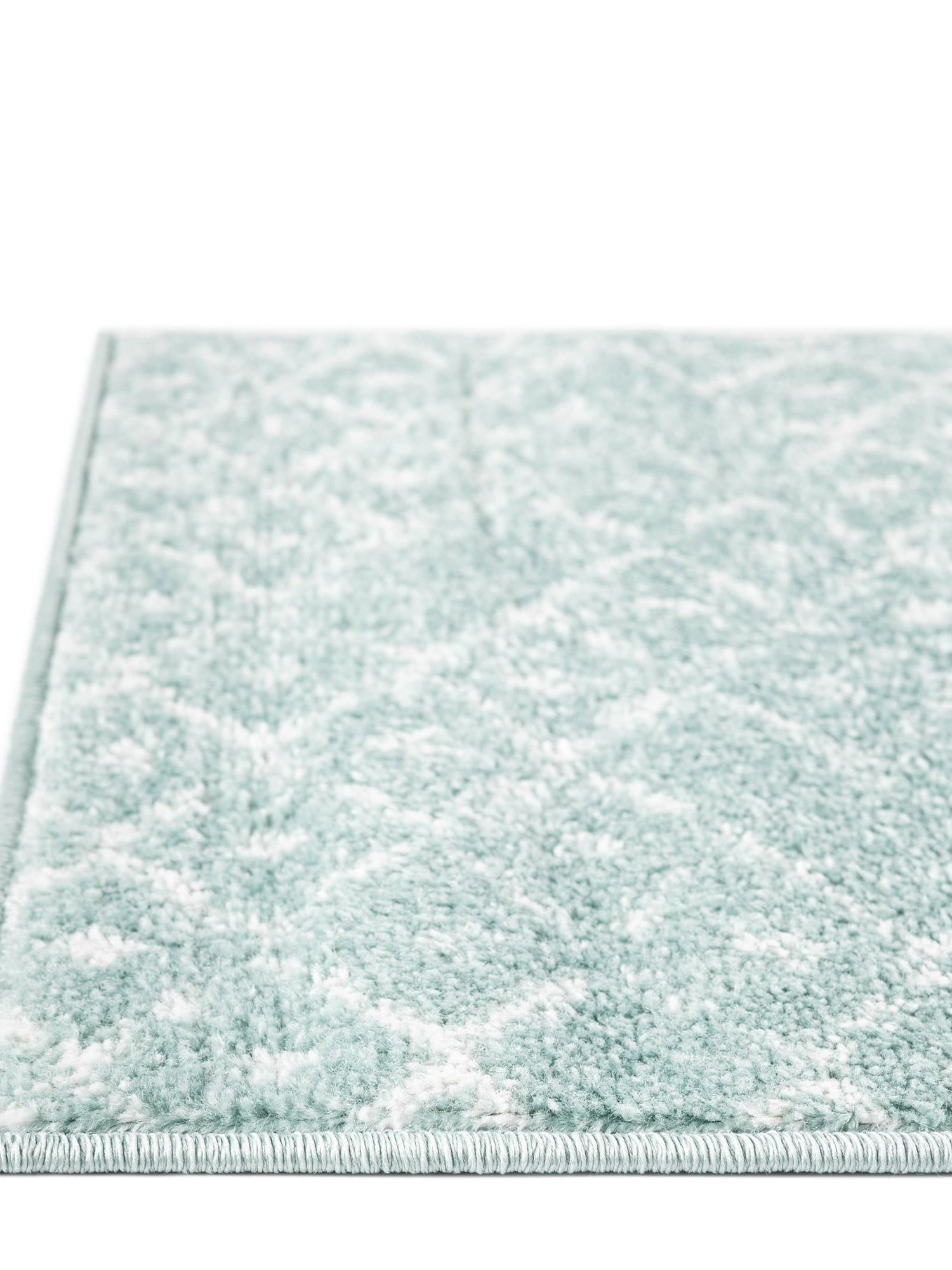 Aqua 5' 3 x 5' 3 Paxon Trellis Octagon Area Rug Geometric Durable Stain Resistant Easy Clean Carpet for Modern Interior Home Decor for Sale at Rug Engine