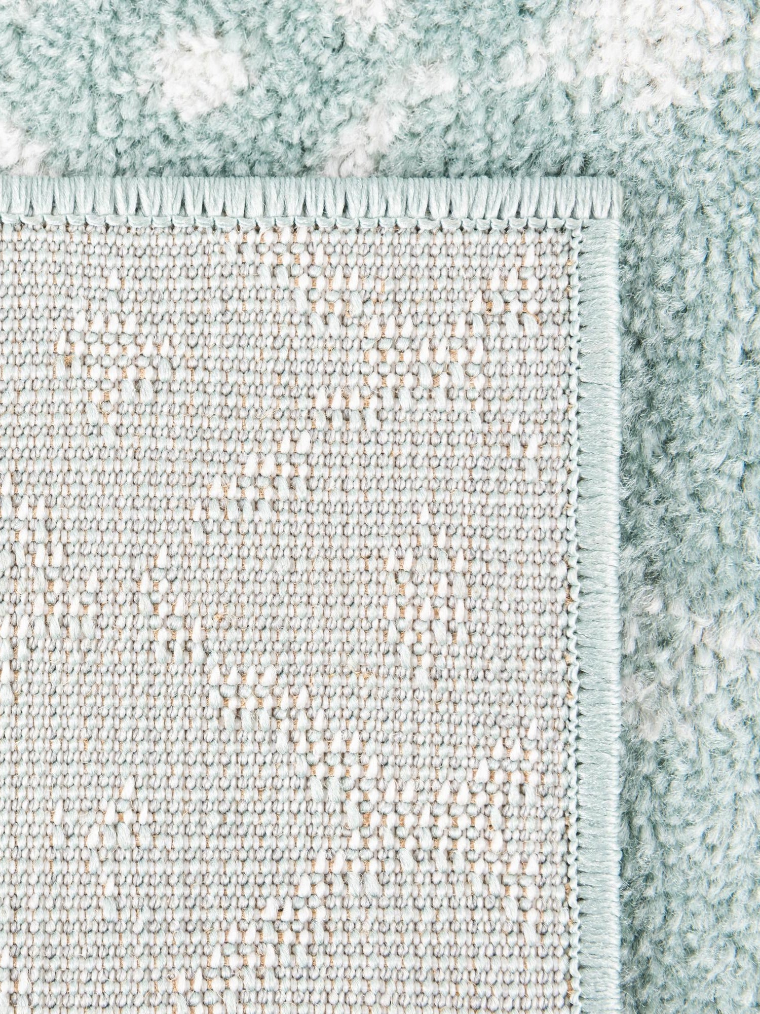 Aqua 5' 3 x 5' 3 Paxon Trellis Octagon Area Rug Geometric Durable Stain Resistant Easy Clean Carpet for Modern Interior Home Decor for Sale at Rug Engine