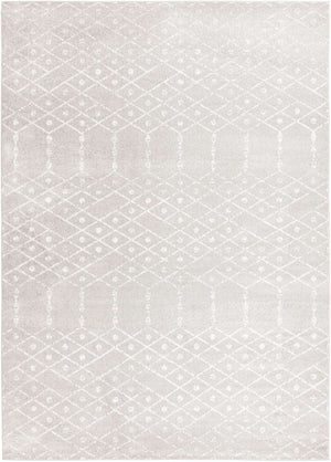 Light Gray 10' x 14' Paxon Trellis Rectangle Area Rug Geometric Durable Stain Resistant Easy Clean Carpet for Modern Interior Home Decor for Sale at Rug Engine