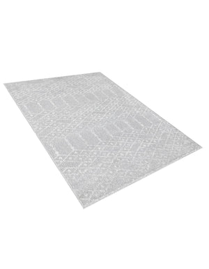 Light Gray 4' x 6' Paxon Trellis Rectangle Area Rug Geometric Durable Stain Resistant Easy Clean Carpet for Modern Interior Home Decor for Sale at Rug Engine