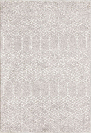 Light Gray 4' x 6' Paxon Trellis Rectangle Area Rug Geometric Durable Stain Resistant Easy Clean Carpet for Modern Interior Home Decor for Sale at Rug Engine