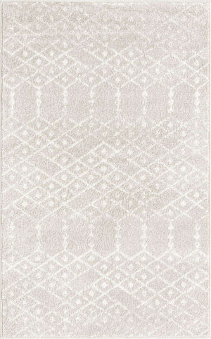 Light Gray 3' 3 x 5' 3 Paxon Trellis Rectangle Area Rug Geometric Durable Stain Resistant Easy Clean Carpet for Modern Interior Home Decor for Sale at Rug Engine