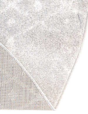 Light Gray 3' x 3' Paxon Trellis Round Area Rug Geometric Durable Stain Resistant Easy Clean Carpet for Modern Interior Home Decor for Sale at Rug Engine