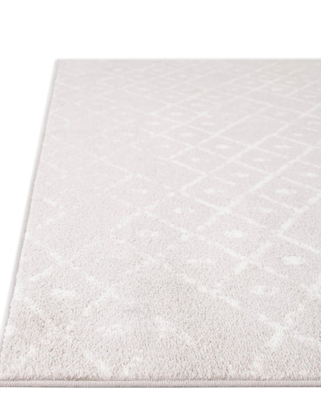 Light Gray 5' 3 x 5' 3 Paxon Trellis Octagon Area Rug Geometric Durable Stain Resistant Easy Clean Carpet for Modern Interior Home Decor for Sale at Rug Engine