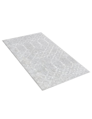 Light Gray 2' x 3' Paxon Trellis Rectangle Area Rug Geometric Durable Stain Resistant Easy Clean Carpet for Modern Interior Home Decor for Sale at Rug Engine