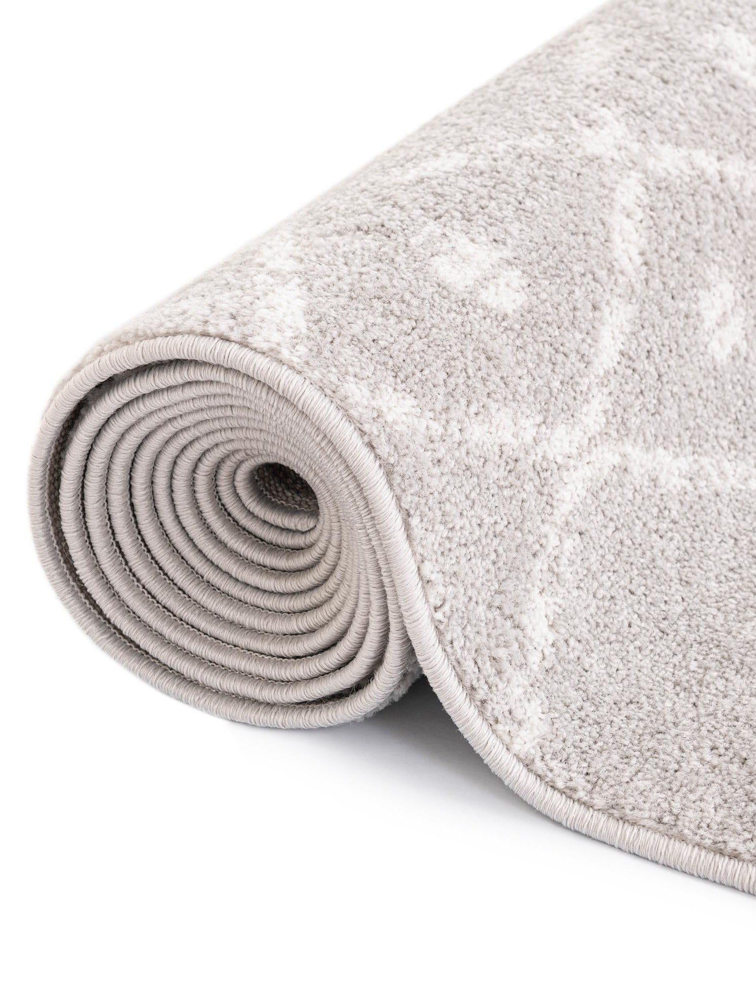 Light Gray 2' x 8' Paxon Trellis Runner Area Rug Geometric Durable Stain Resistant Easy Clean Carpet for Modern Interior Home Decor for Sale at Rug Engine