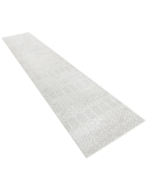 Light Gray 2' 11 x 16' Paxon Trellis Runner Area Rug Geometric Durable Stain Resistant Easy Clean Carpet for Modern Interior Home Decor for Sale at Rug Engine