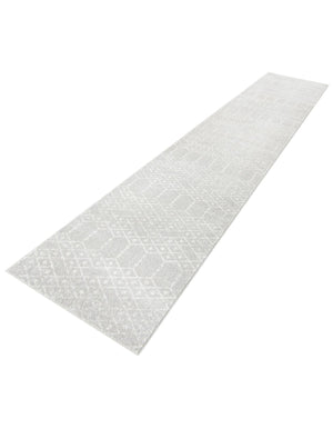 Light Gray 2' 11 x 16' Paxon Trellis Runner Area Rug Geometric Durable Stain Resistant Easy Clean Carpet for Modern Interior Home Decor for Sale at Rug Engine