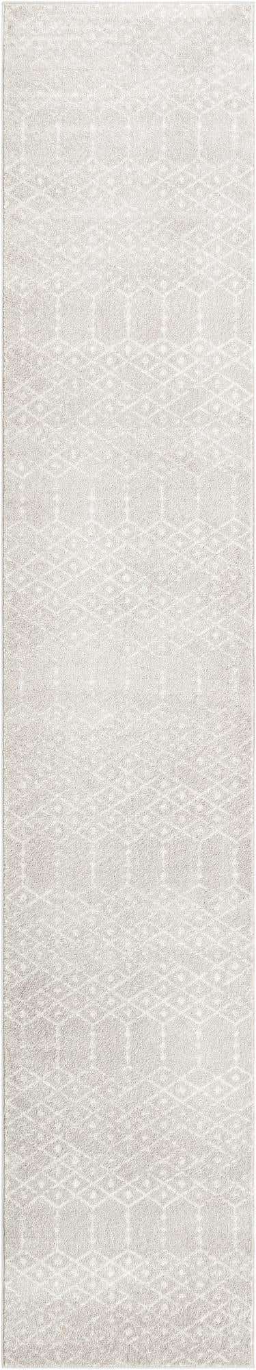 Light Gray 2' 11 x 16' Paxon Trellis Runner Area Rug Geometric Durable Stain Resistant Easy Clean Carpet for Modern Interior Home Decor for Sale at Rug Engine
