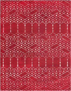 Raspberry Pink 7' 10 x 10' Paxon Trellis Rectangle Area Rug Geometric Durable Stain Resistant Easy Clean Carpet for Modern Interior Home Decor for Sale at Rug Engine