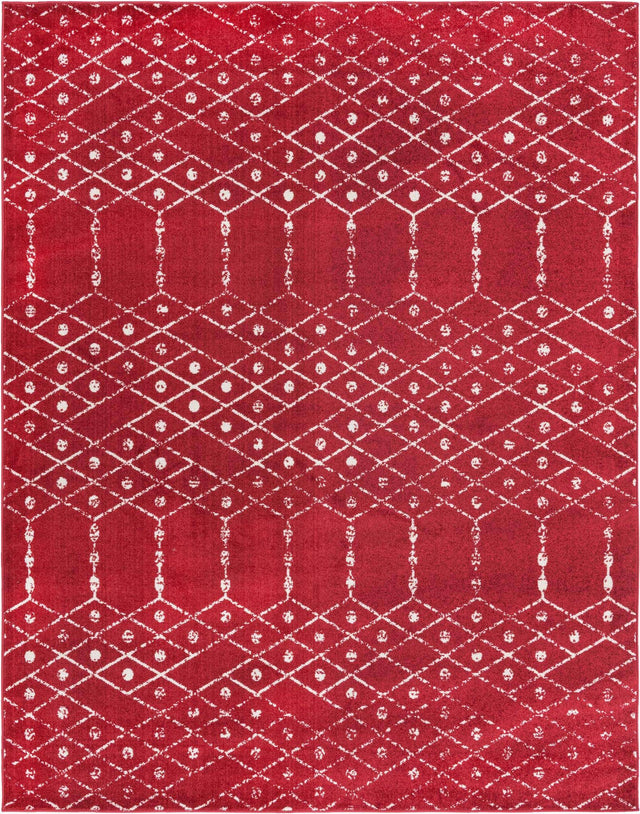 Raspberry Pink 7' 10 x 10' Paxon Trellis Rectangle Area Rug Geometric Durable Stain Resistant Easy Clean Carpet for Modern Interior Home Decor for Sale at Rug Engine