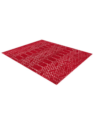 Raspberry Pink 7' x 10' Paxon Trellis Rectangle Area Rug Geometric Durable Stain Resistant Easy Clean Carpet for Modern Interior Home Decor for Sale at Rug Engine