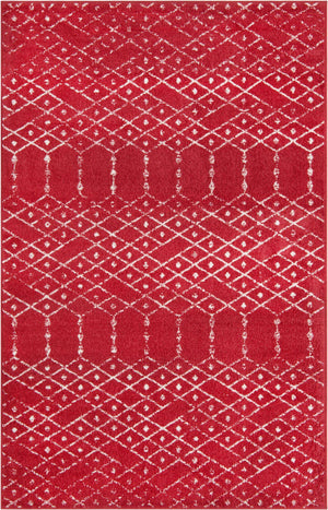 Raspberry Pink 5' 3 x 8' Paxon Trellis Rectangle Area Rug Geometric Durable Stain Resistant Easy Clean Carpet for Modern Interior Home Decor for Sale at Rug Engine