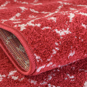 Raspberry Pink 5' 3 x 5' 3 Paxon Trellis Octagon Area Rug Geometric Durable Stain Resistant Easy Clean Carpet for Modern Interior Home Decor for Sale at Rug Engine
