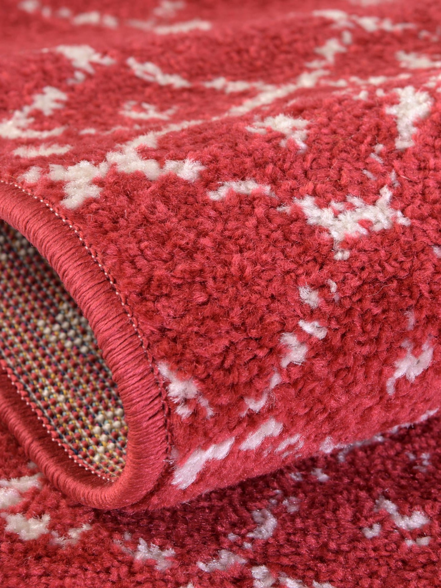 Raspberry Pink 7' 10 x 7' 10 Paxon Trellis Octagon Area Rug Geometric Durable Stain Resistant Easy Clean Carpet for Modern Interior Home Decor for Sale at Rug Engine