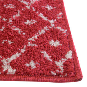 Raspberry Pink 7' 10 x 7' 10 Paxon Trellis Octagon Area Rug Geometric Durable Stain Resistant Easy Clean Carpet for Modern Interior Home Decor for Sale at Rug Engine