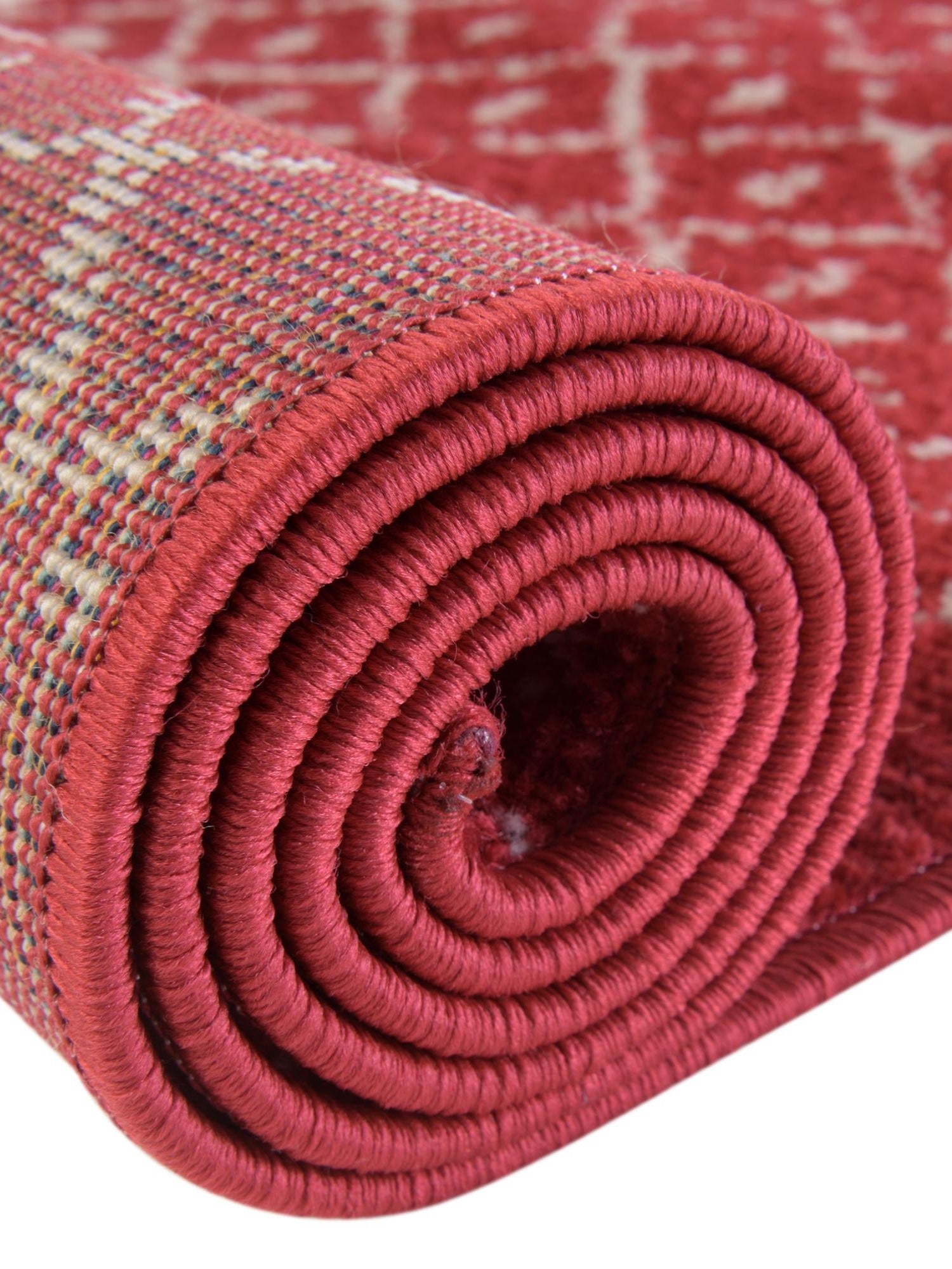Raspberry Pink 7' 10 x 7' 10 Paxon Trellis Octagon Area Rug Geometric Durable Stain Resistant Easy Clean Carpet for Modern Interior Home Decor for Sale at Rug Engine