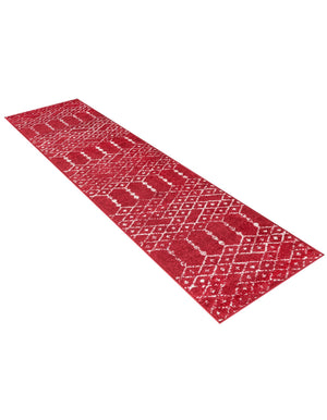 Raspberry Pink 2' x 9' 10 Paxon Trellis Runner Area Rug Geometric Durable Stain Resistant Easy Clean Carpet for Modern Interior Home Decor for Sale at Rug Engine