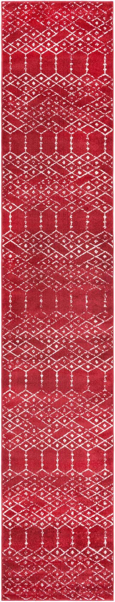 Raspberry Pink 2' 11 x 16' Paxon Trellis Runner Area Rug Geometric Durable Stain Resistant Easy Clean Carpet for Modern Interior Home Decor for Sale at Rug Engine