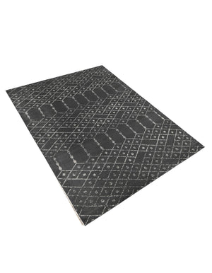 Charcoal Gray 10' x 13' Paxon Trellis Rectangle Area Rug Geometric Durable Stain Resistant Easy Clean Carpet for Modern Interior Home Decor for Sale at Rug Engine
