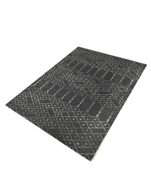 Charcoal Gray 10' x 13' Paxon Trellis Rectangle Area Rug Geometric Durable Stain Resistant Easy Clean Carpet for Modern Interior Home Decor for Sale at Rug Engine