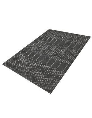 Charcoal Gray 7' 10 x 10' Paxon Trellis Rectangle Area Rug Geometric Durable Stain Resistant Easy Clean Carpet for Modern Interior Home Decor for Sale at Rug Engine