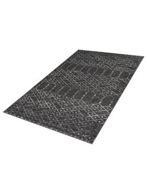 Charcoal Gray 5' 3 x 8' Paxon Trellis Rectangle Area Rug Geometric Durable Stain Resistant Easy Clean Carpet for Modern Interior Home Decor for Sale at Rug Engine