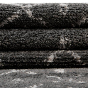 Charcoal Gray 5' 3 x 8' Paxon Trellis Rectangle Area Rug Geometric Durable Stain Resistant Easy Clean Carpet for Modern Interior Home Decor for Sale at Rug Engine