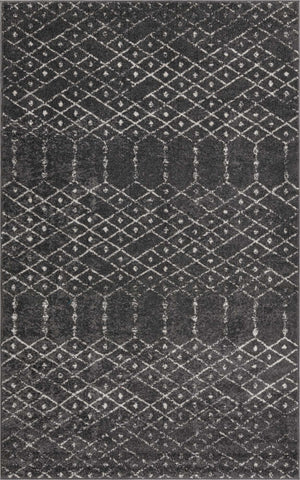 Charcoal Gray 3' 3 x 5' 3 Paxon Trellis Rectangle Area Rug Geometric Durable Stain Resistant Easy Clean Carpet for Modern Interior Home Decor for Sale at Rug Engine