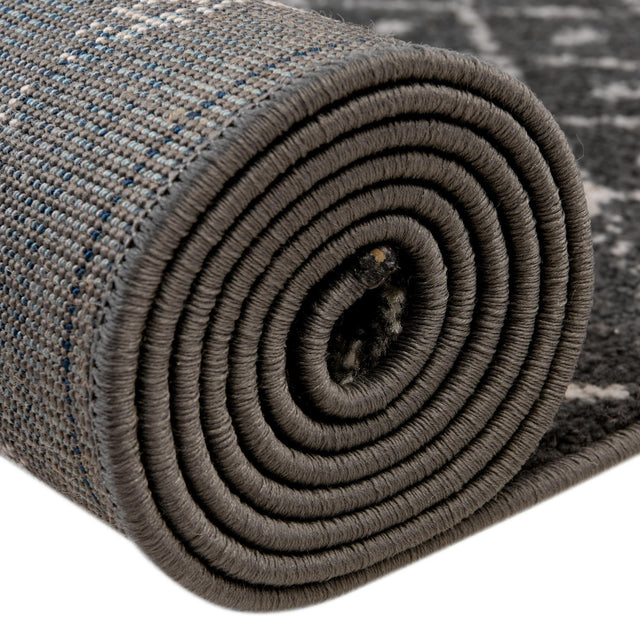 Charcoal Gray 7' 10 x 7' 10 Paxon Trellis Octagon Area Rug Geometric Durable Stain Resistant Easy Clean Carpet for Modern Interior Home Decor for Sale at Rug Engine