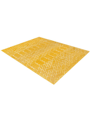 Yellow 6' x 9' Paxon Trellis Rectangle Area Rug Geometric Durable Stain Resistant Easy Clean Carpet for Modern Interior Home Decor for Sale at Rug Engine
