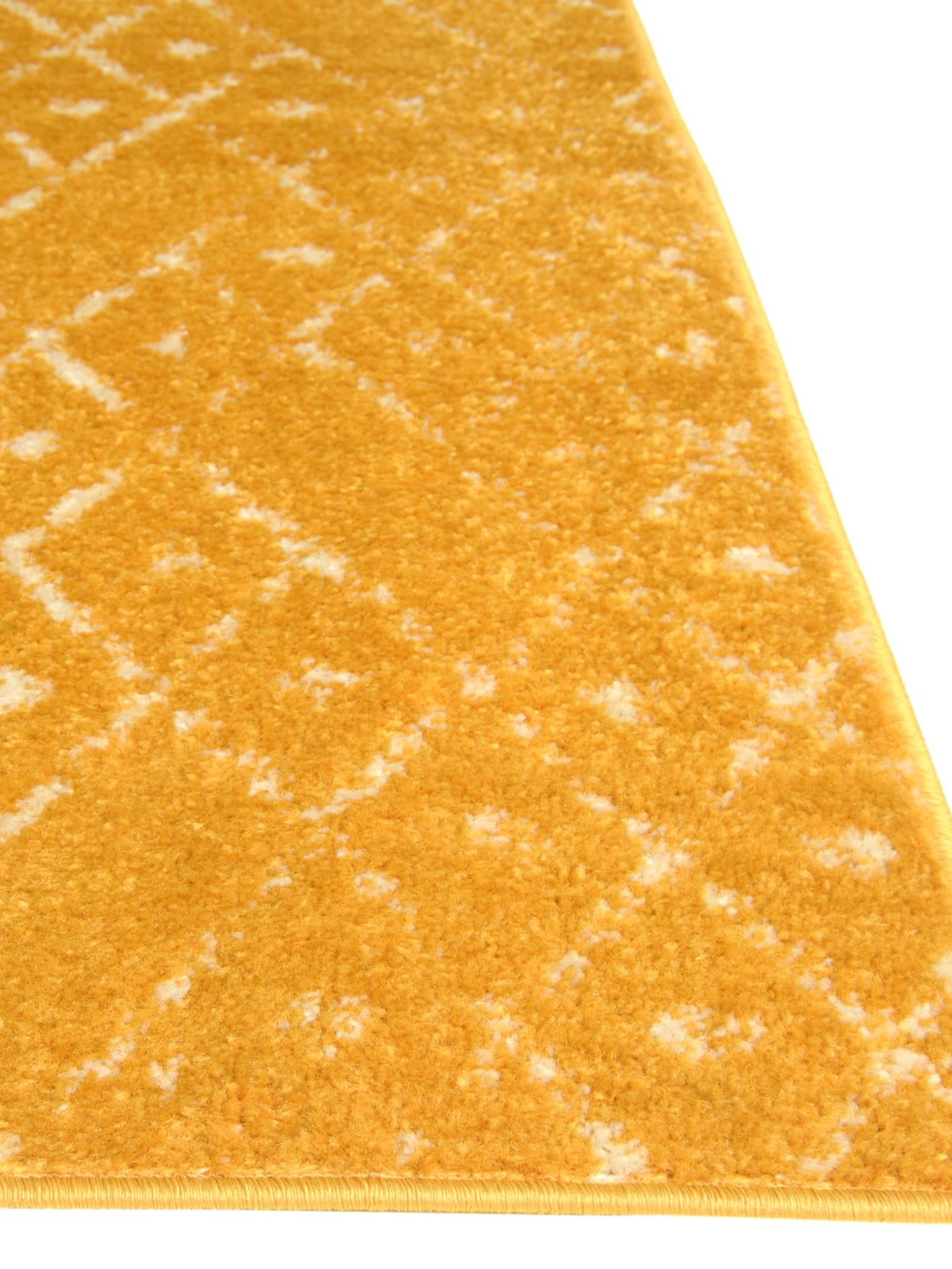 Yellow 6' x 9' Paxon Trellis Rectangle Area Rug Geometric Durable Stain Resistant Easy Clean Carpet for Modern Interior Home Decor for Sale at Rug Engine