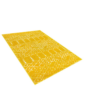 Yellow 3' 3 x 5' 3 Paxon Trellis Rectangle Area Rug Geometric Durable Stain Resistant Easy Clean Carpet for Modern Interior Home Decor for Sale at Rug Engine