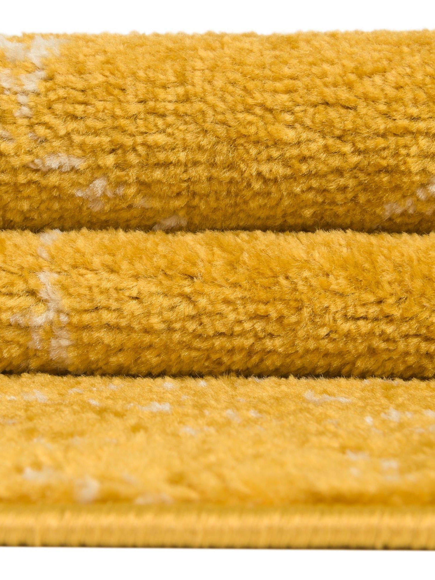 Yellow 5' 3 x 5' 3 Paxon Trellis Round Area Rug Geometric Durable Stain Resistant Easy Clean Carpet for Modern Interior Home Decor for Sale at Rug Engine