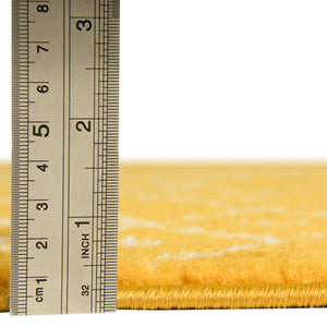 Yellow 5' 3 x 5' 3 Paxon Trellis Octagon Area Rug Geometric Durable Stain Resistant Easy Clean Carpet for Modern Interior Home Decor for Sale at Rug Engine
