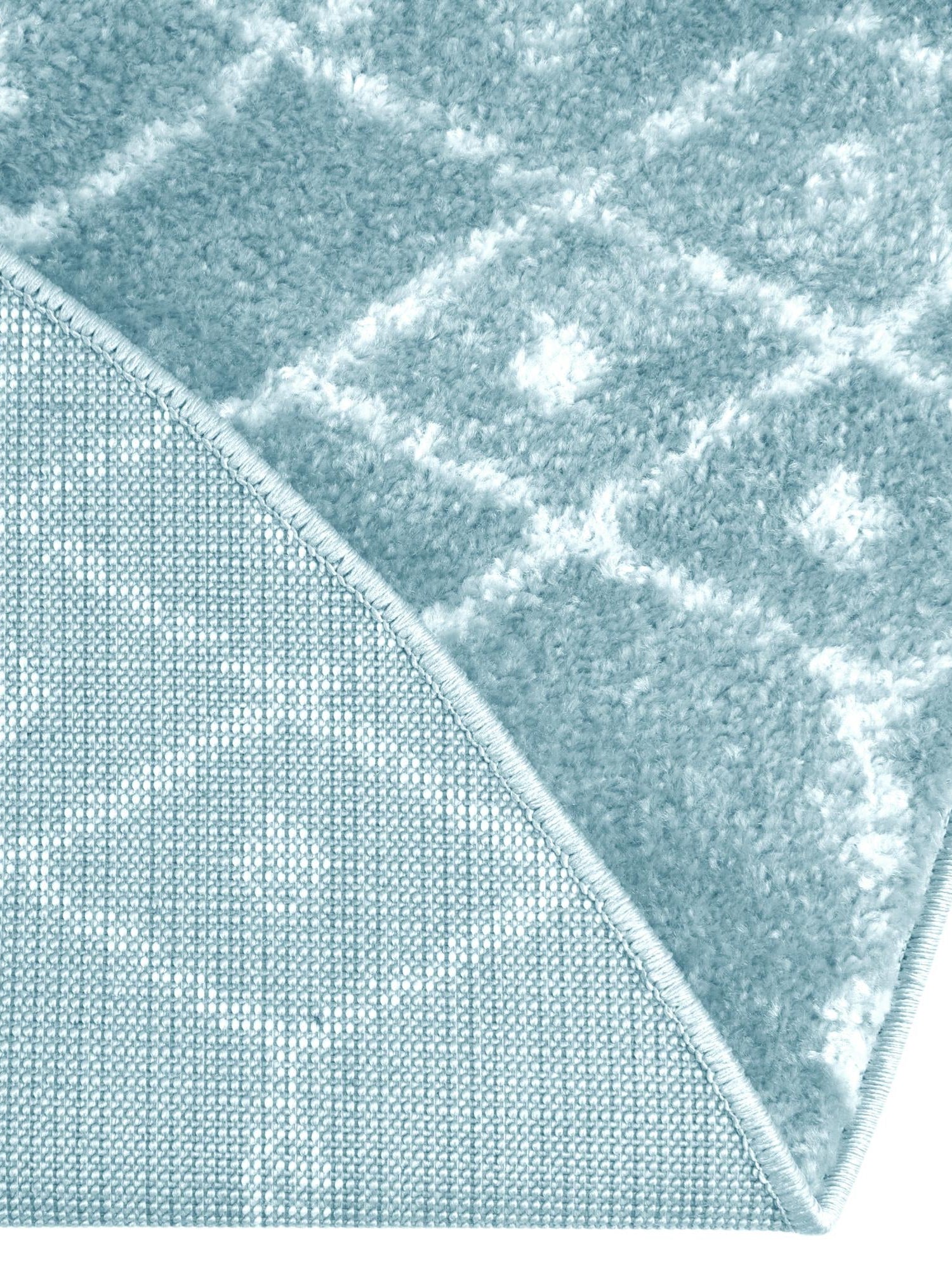 Teal blue 7' 10 x 10' Paxon Trellis Oval Area Rug Geometric Durable Stain Resistant Easy Clean Carpet for Modern Interior Home Decor for Sale at Rug Engine