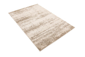 Bone Beige 4' 1 x 6' 1 Del Mar Rectangle Area Rug 100% Polypropylene Easy Clean Stain Resistant Vivid Modern Carpet Mat for Home Decor Interior Designing for Sale at Rug Engine