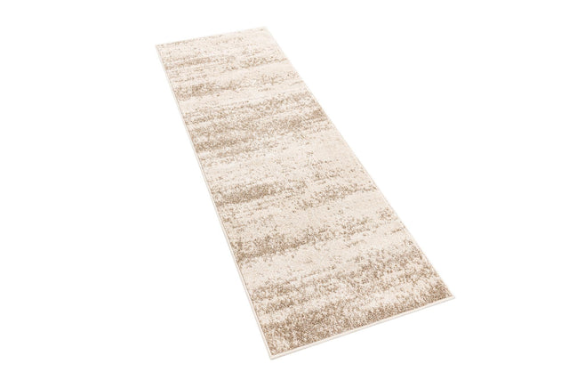 Bone Beige 2' x 6' 1 Del Mar Runner Area Rug 100% Polypropylene Easy Clean Stain Resistant Vivid Modern Carpet Mat for Home Decor Interior Designing for Sale at Rug Engine