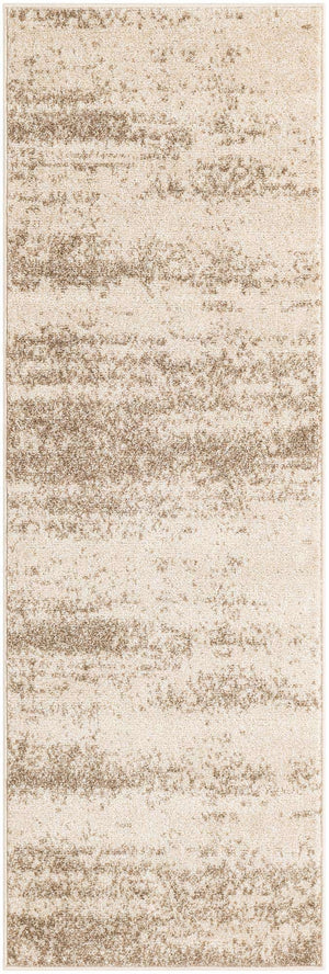 Bone Beige 2' x 6' 1 Del Mar Runner Area Rug 100% Polypropylene Easy Clean Stain Resistant Vivid Modern Carpet Mat for Home Decor Interior Designing for Sale at Rug Engine