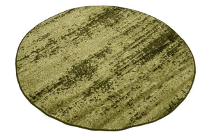 Green 4' 1 x 4' 1 Del Mar Round Area Rug 100% Polypropylene Easy Clean Stain Resistant Vivid Modern Carpet Mat for Home Decor Interior Designing for Sale at Rug Engine