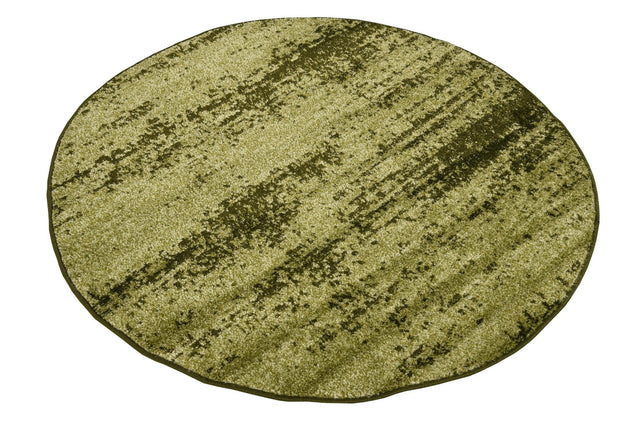 Green 4' 1 x 4' 1 Del Mar Round Area Rug 100% Polypropylene Easy Clean Stain Resistant Vivid Modern Carpet Mat for Home Decor Interior Designing for Sale at Rug Engine
