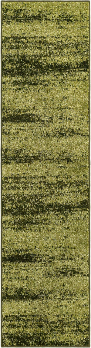 Green 2' x 8' Del Mar Runner Area Rug 100% Polypropylene Easy Clean Stain Resistant Vivid Modern Carpet Mat for Home Decor Interior Designing for Sale at Rug Engine